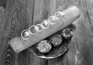 Cheese Onion Butter Masala Dosa