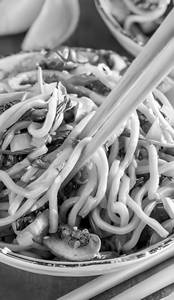 Mushroom Noodles