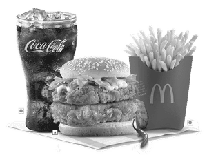 Large EVM McSpicy Chicken® Double patty Burger