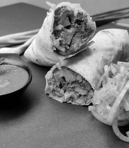 Spicy Punjabi Chaap Roll