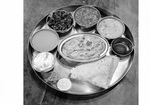 Jhunka Bhakri Thali