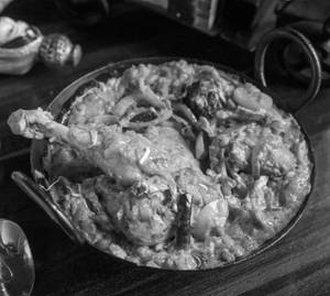 Kadhai Murgh-half