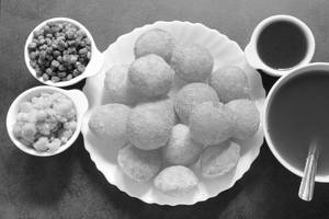Boondi Pani Puri 2 plate (12 pic )