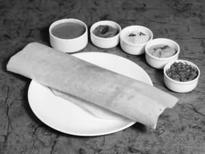Mushroom Masala Dosa