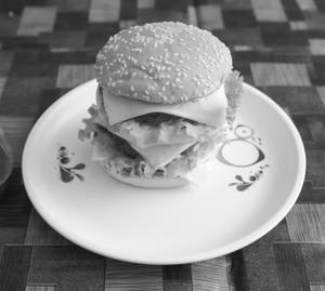 Cheesy Chicken Burger