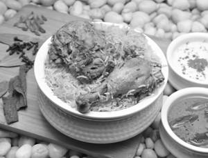 Hyderabad Chicken Dum Biryani
