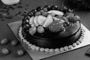 Chocolate Fresh Fruit Cake