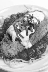 Parmigiana Cutlet Baked Spaghetti Veg/Chi Al Olio [ Baked, Chicken Or Veg Ricotta Herbed Cutlets]