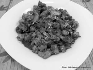 Baby corn & Mushroom in Hot Garlic Sauce