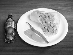 Tandoori Shawarma + Thumbsup 250 Ml          