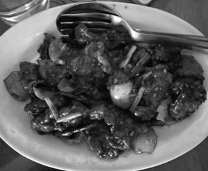 Baby Corn Mushroom Chilli Soya
