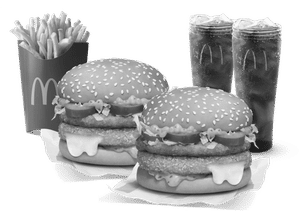 Burger Combo for 2: McCheese Burger Chicken