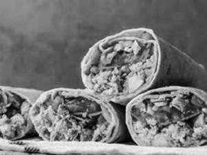 Biryani Rice + 2 Shawarma Roll