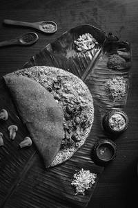Mushroom Baby Corn Dosa