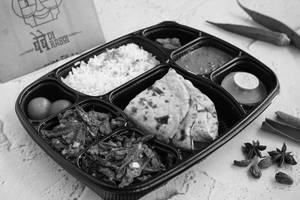 Bhindi Fry Combo Thali