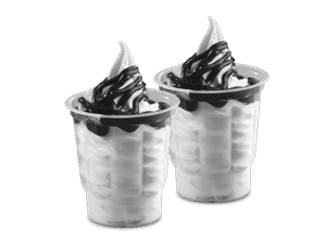 2 Hot Fudge Sundae