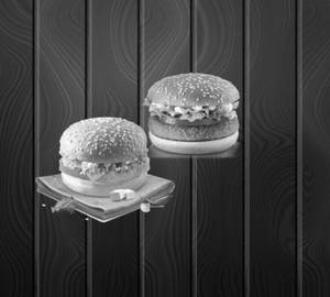 Spicy Paneer Burger With Veg Burger