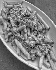 Cheese masala fries
