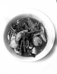 Asian Greens And Water Chestnut