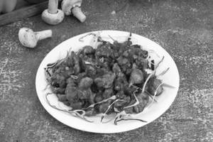 Mushroom Manchurian Dry Large