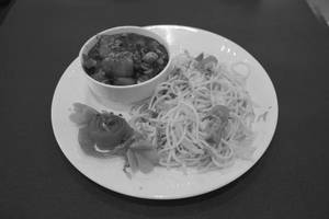 Chowmein With Chilli Paneer