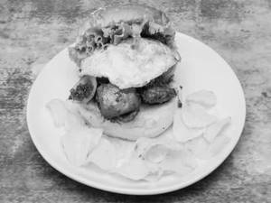 Chilli Egg Burger