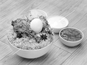Chicken biryani single