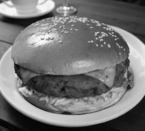Spicy schewan burger