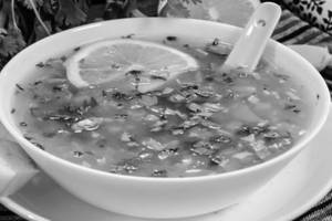 Lemon Coriander Chicken Soup