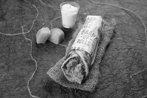 Afghani chicken roll            