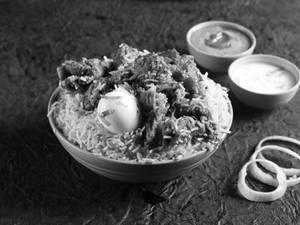 Mutton Biryani Boneless Full