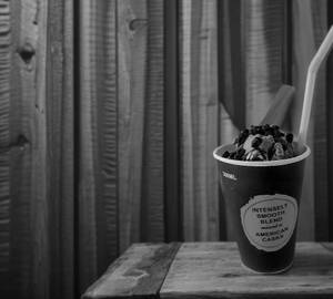 Chocolate ice cream shake