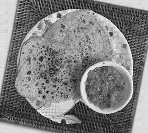 Tomato Pyar Sabji + 2 Pratha