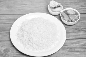 Steam Rice With Chicken Kosha (2 Pcs) Combo