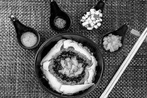 Non-veg De-constructed Sushi Bowl