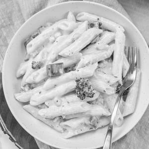 Veg White Sauce Penne Pasta