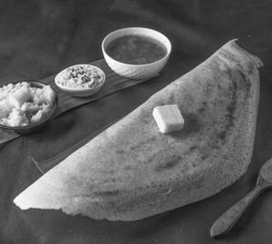 Butter plain dosa