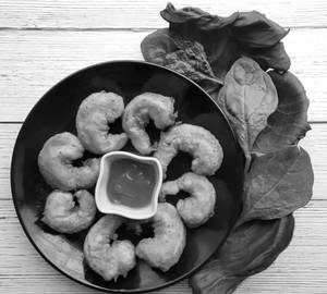 Golden Fried Prawns