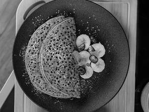 Banana Blueberry Pancakes