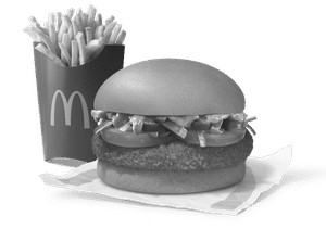 Mexican McAloo Tikki Burger + Fries (L)