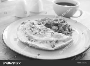 Double Plain Omelette