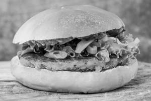Veg tikka burger