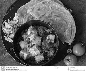 Kadhai Paneer With Lachha Paratha