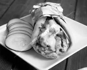 Barbeque Chicken Cheese Shawarma 
