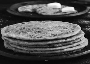 Green Peas Paratha