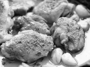 GARLIC CHICKEN DRY