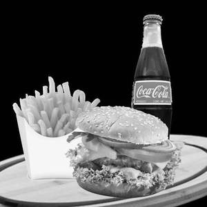 PANEER Tikka Burger Meal Combo