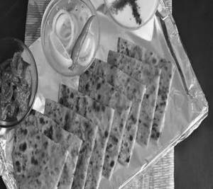Paneer Paratha 2 Pcsn With Curd And Pickle