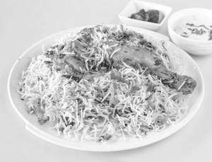 Chicken Hydrabadi Biryani (1 Pc)