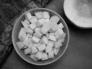 Musk Melon Fruit Bowl